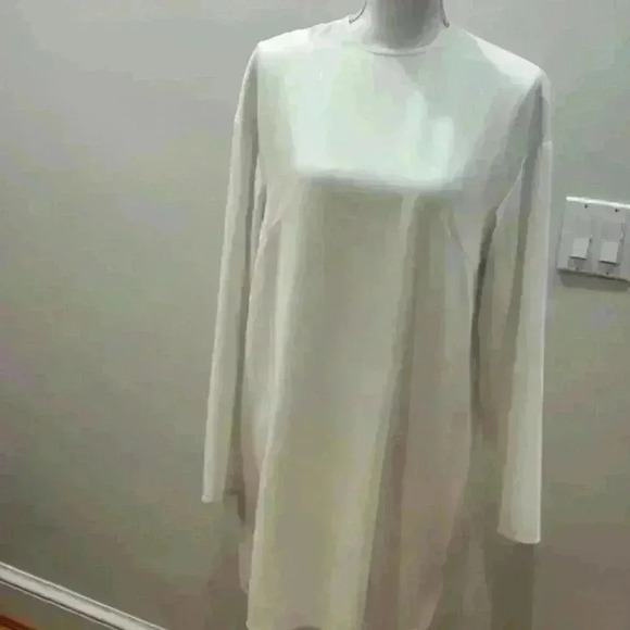 TIBI White Sheath Dress Size Medium - Picture 4 of 9